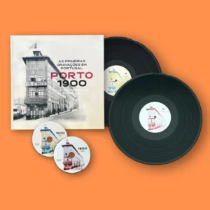 Porto 1900 – As primeiras gravações em Portugal, Livro, 2 cds e 2 vinis.